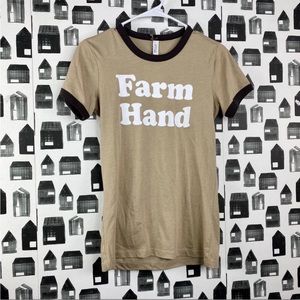 NWT “Farm Hand” Short Sleeve T-Shirt | Bella Canvas